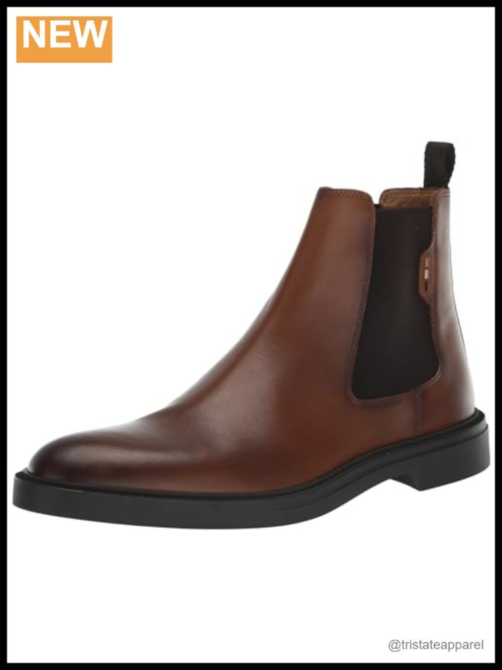 BOSS Calev Smooth Leather Chelsea Boots